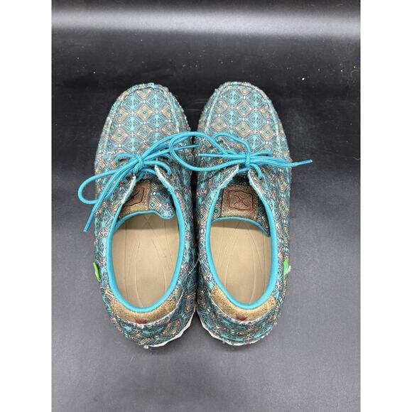 Twisted X Casual Shoes Womens EcoTWX Turquoise Multi WZX0002 size 8M - Picture 5 of 7